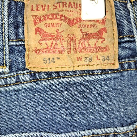 Levi's 514™ Straight Fit Men's Jeans W38xL34 - Picture 9 of 11